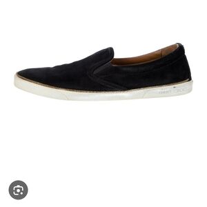 Jimmy Choo Black and White Loafers